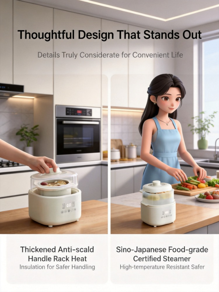 Baby Food Usa - 220V Küçük Elektrikli Ocak, Bebek Maması
