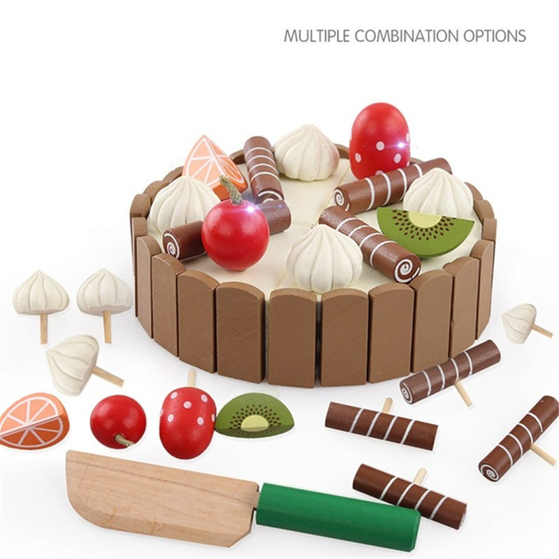 Baby Food Quantity - Ahşap Çocuk Mutfak Oyuncaklar Oyuncaklar Kesme
