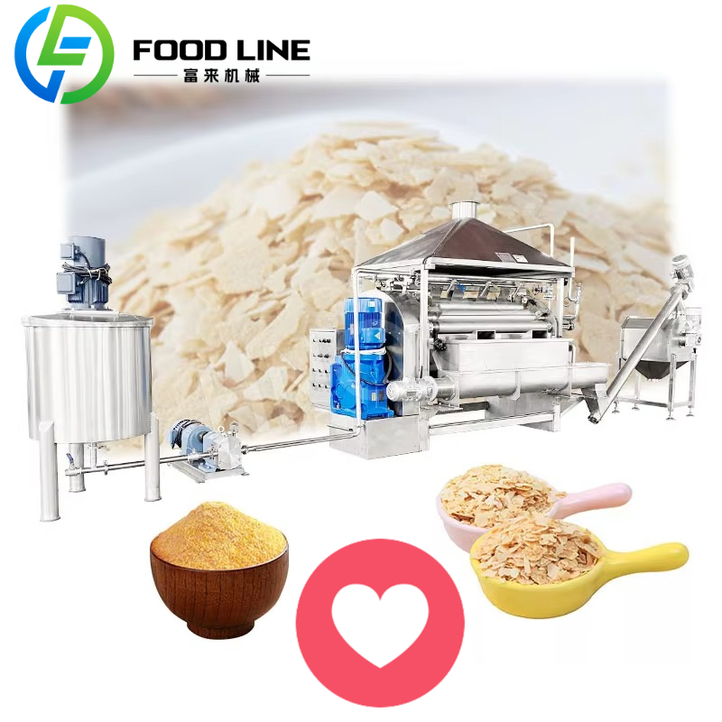Baby Food Instant - Profesyonel Cerelac Üretim Hattı Pirinç Yulaf