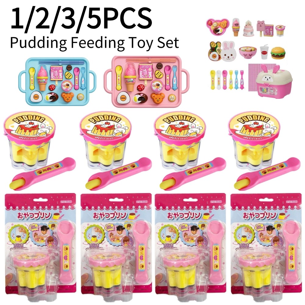 Baby Food Doll - Sihirli Kaşık Simülasyonlu Yiyeceklerle Süslenmiş Puding