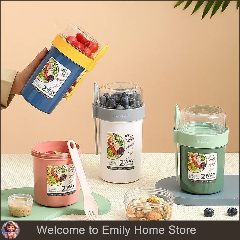 Weaning Spoon Set - Bento Öğle Yemeği Kutusu Salata Yulaf