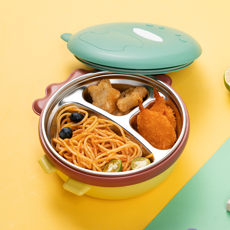 Baby Food Usa - Çocuklar için paslanmaz çelik bölmeli tabak