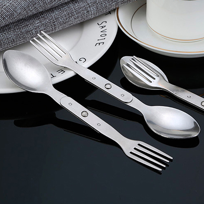 Weaning Spoon Set - 2'si 1 arada Çatal Tatlı Kaşığı