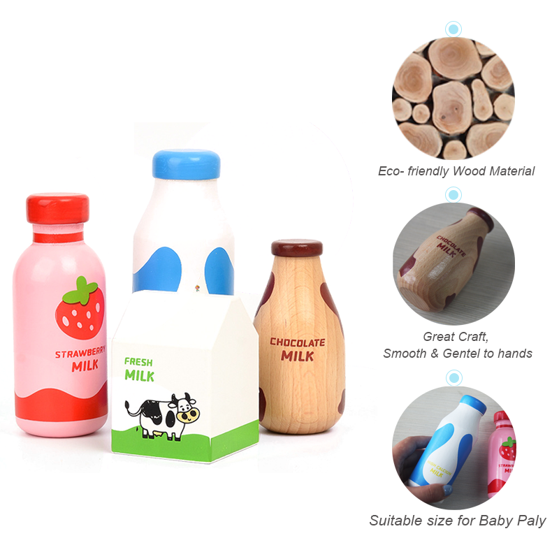 Çocuk Oyna Pretend Ahşap Sütlü - Baby Food Cooking Set incelemesi ve fiyatı