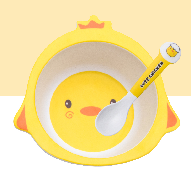Sevimli Karikatür Tavuk Bambu  - Weaning Spoon Set incelemesi ve fiyatı