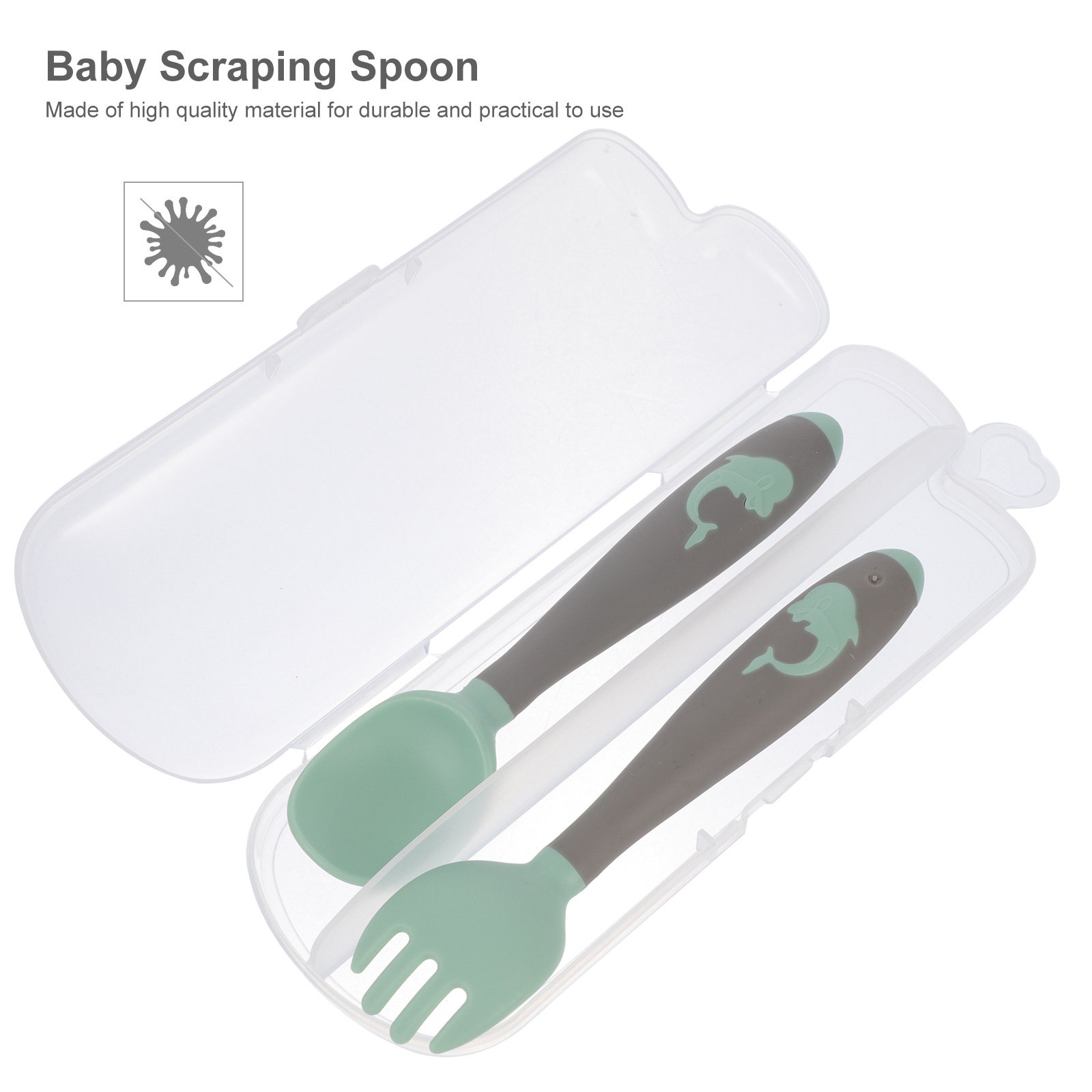 1 Set Bebek Çatal Kaşık Seti E - Weaning Spoon Set incelemesi ve fiyatı
