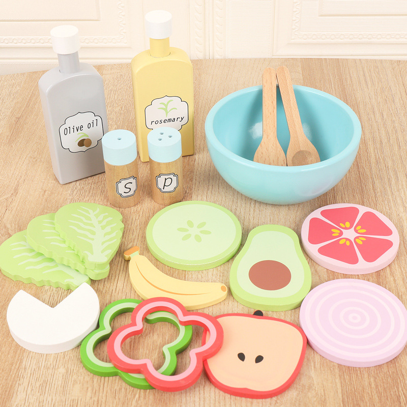 Ahşap taklit oyun yemek mutfak - Baby Food Cooking Set incelemesi ve fiyatı