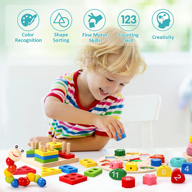 5-6 adet/takım Montessori ahşa - Baby Food Quantity incelemesi ve fiyatı