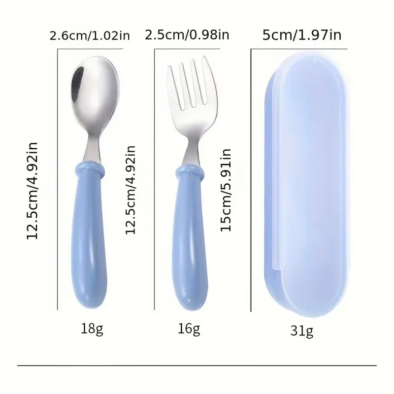 2'li Paslanmaz Çelik Çocuk Çat - Weaning Spoon Set incelemesi ve fiyatı